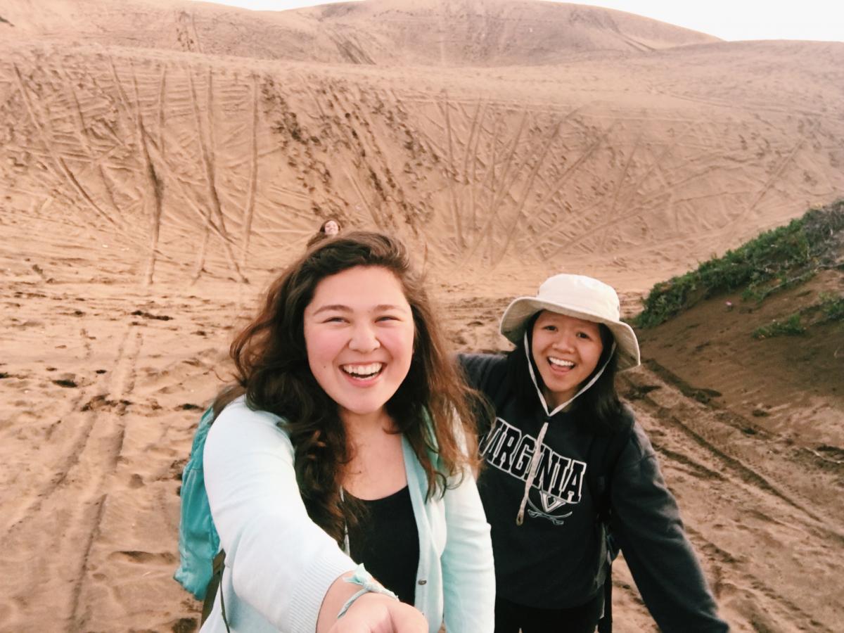 Rebecca Graham (CLAS 2017) and Kerry Huynh (CLAS 2017), Atacama Desert