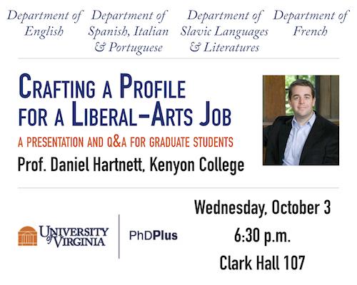 Crafting a Profile for a Liberal Arts Job