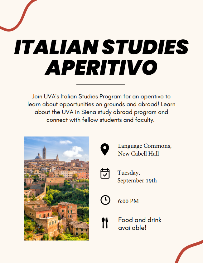 Italian Studies Aperitivo