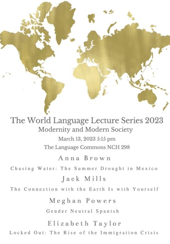 Celebrate our students' work! Watch the 2023 World Language Lecture Series here