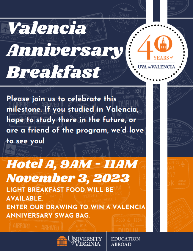 Valencia Anniversary Breakfast