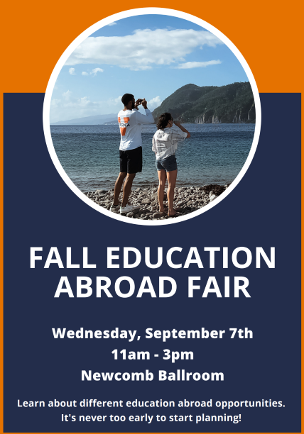 Fall Education Study Abroad Fair