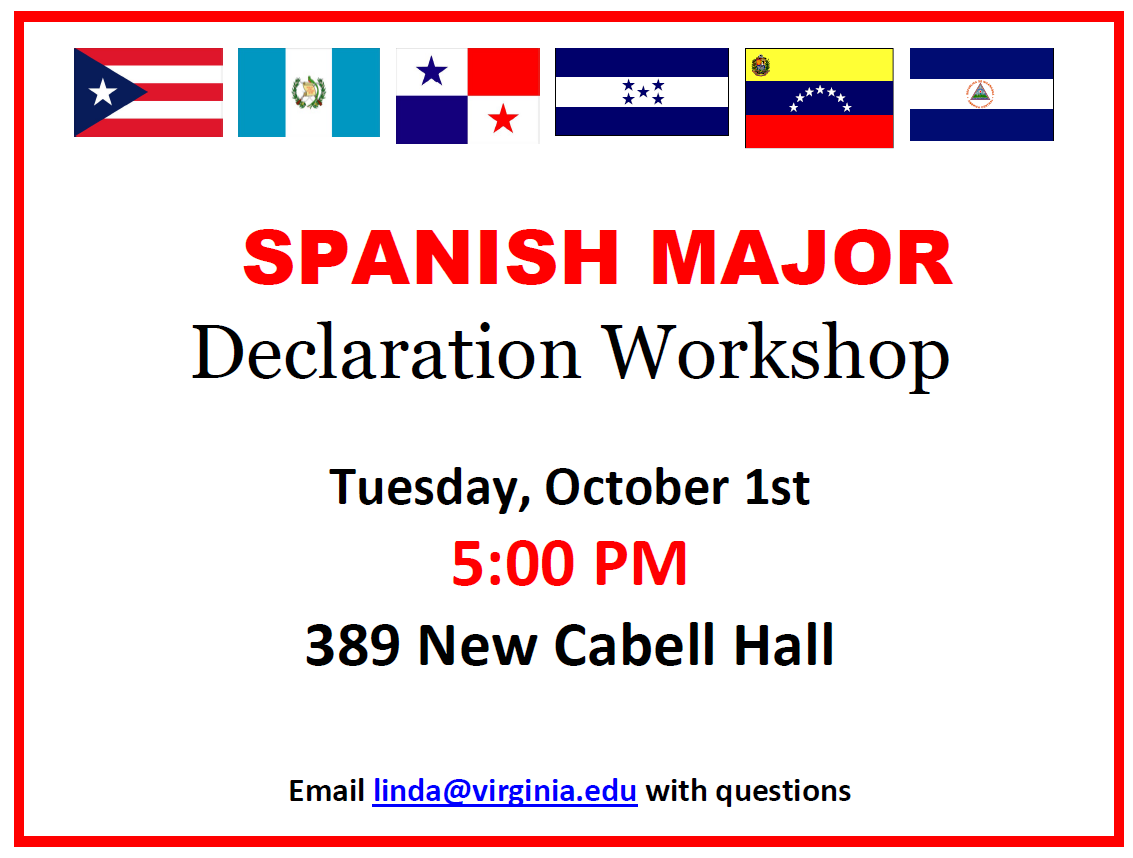 Spanish Major Workshop Fall 24