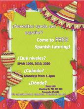 Free Spanish Tutoring! 